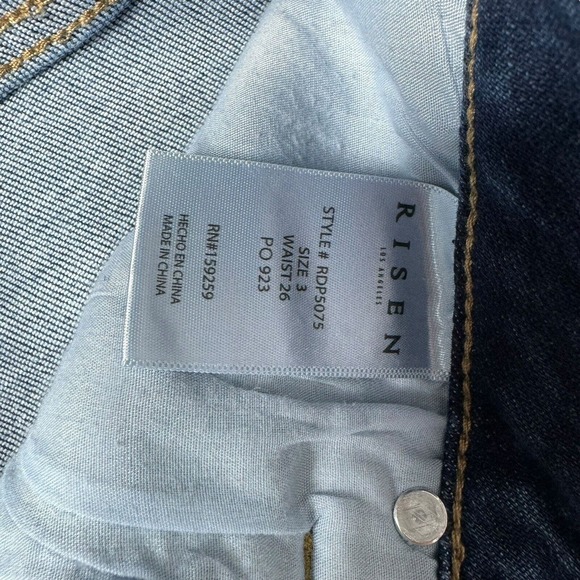 Risen Jeans Women Size 3/26 High Rise MOM Fit Denim Jeans - Picture 7 of 16
